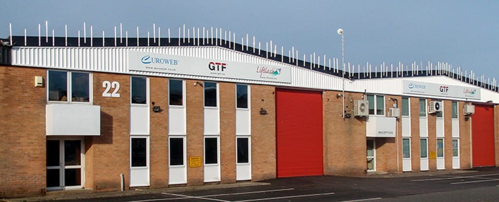 GTF/Euroweb/Liftlash Group factory at Eastbourne, East Sussex. United Kingdom