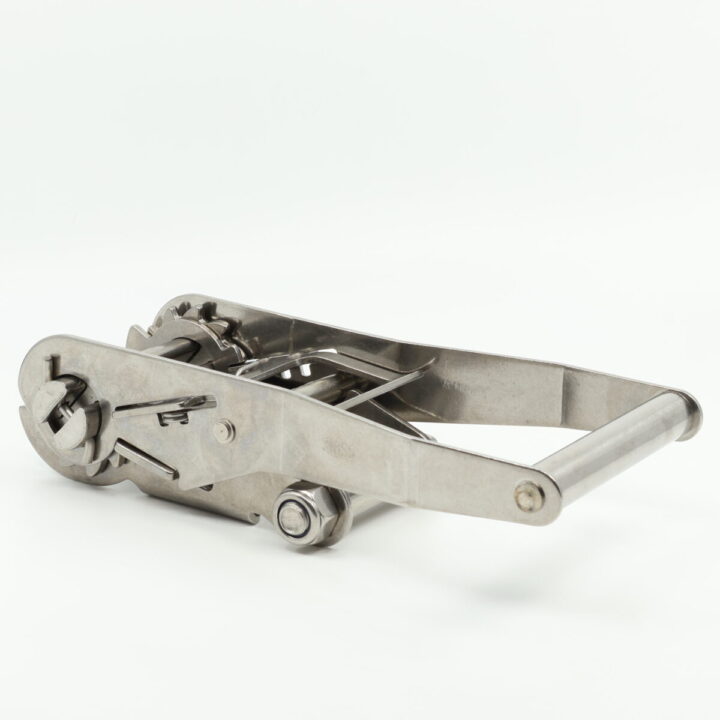 RB5030LOKSS - 50mm, 3000kg 316 Stainless Steel Ratchet Buckle - Closed