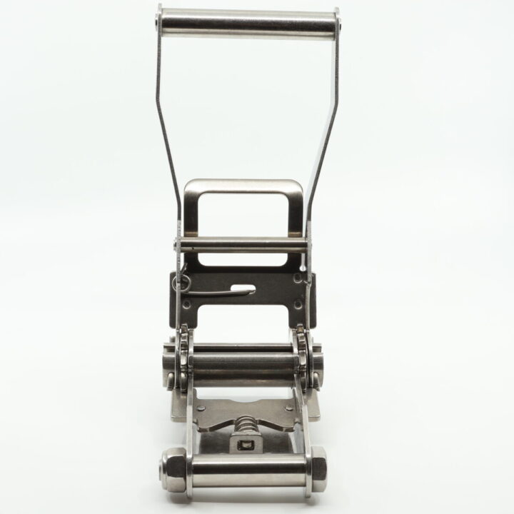 RB5030LOKSS - 50mm, 3000kg 316 Stainless Steel Ratchet Buckle - Front View