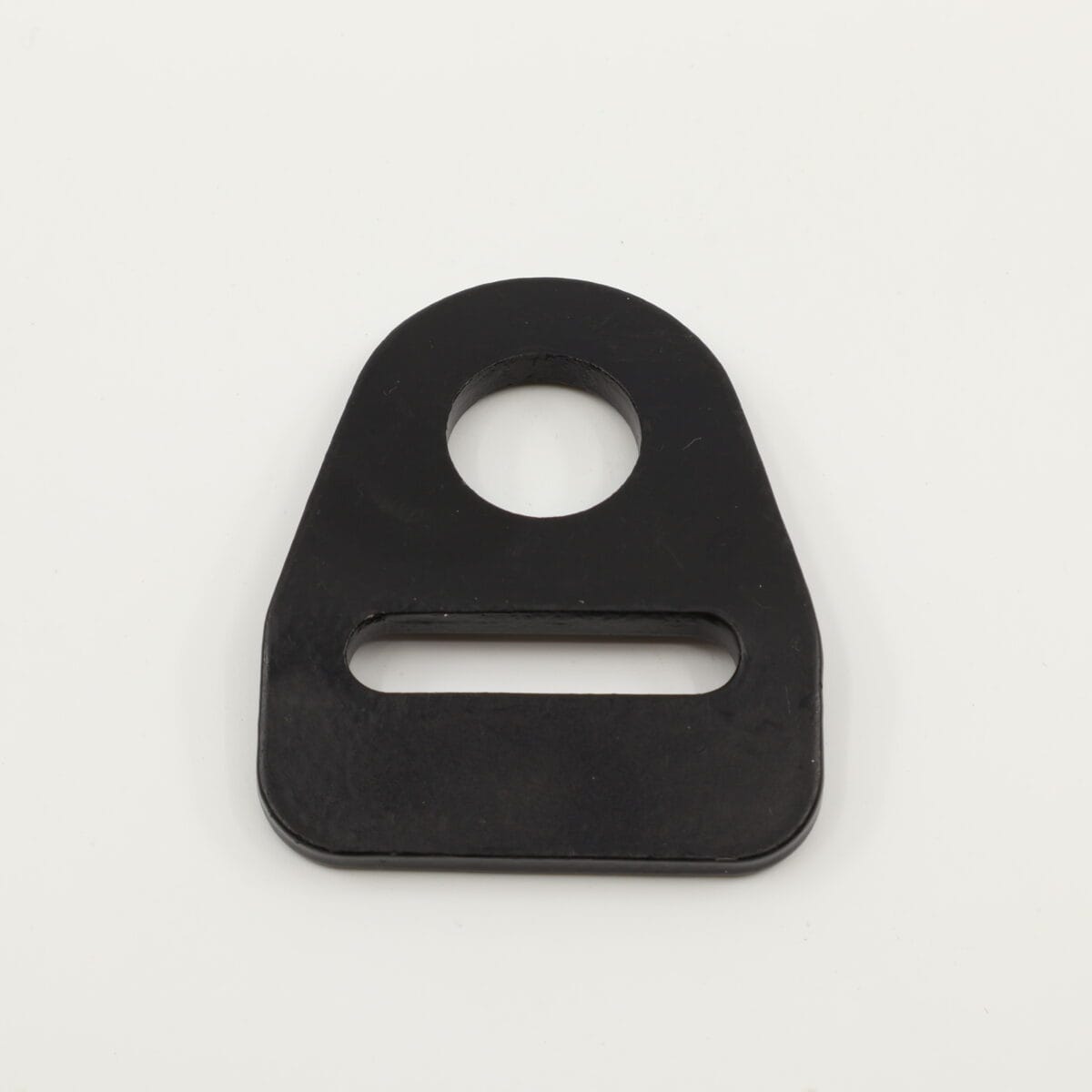 Stainless Steel 316 A4 Black Cranked Anchor Plate – 25mm & 50mm Webbing Harness