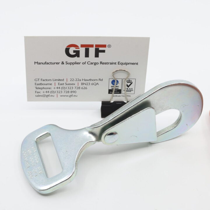 TSH3530 - 35mm, 3000kg Twisted Snap Hook - with Business Card for Scale