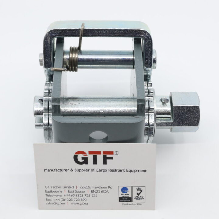 TW5050L - 50mm, 5000kg Left Hand Version Trailer Winch - with Business Card for Scale