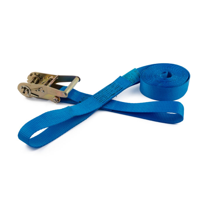 RLL35L - 35mm 2000kgs Ratchet Strap with loops