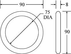 RR7510 - Round Ring - Diagram