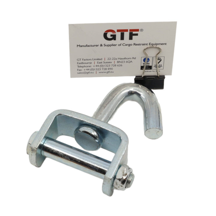 CTH5050B - Car Transport Hook with Bar - with Business Card for Scale